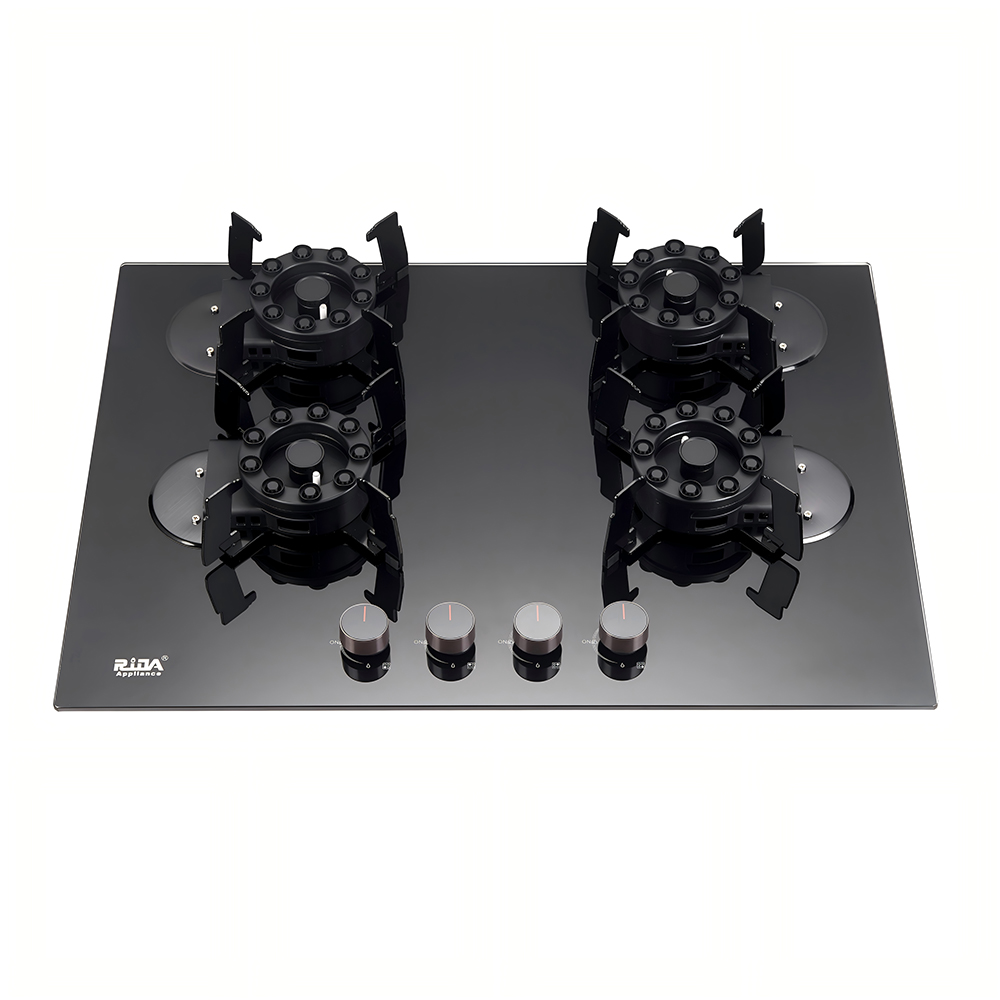 4.2kW Burner Powerful Flame Foldable 4 Burner Gas Stove