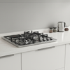 3.2kw Electric And Gas Hybrid Stove Built-in Stainless Steel 4 Burners Gas Hob