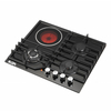 Gas And Electric Stove 4 Plate Cooker 3 Gas Burner 1 Induction Stove