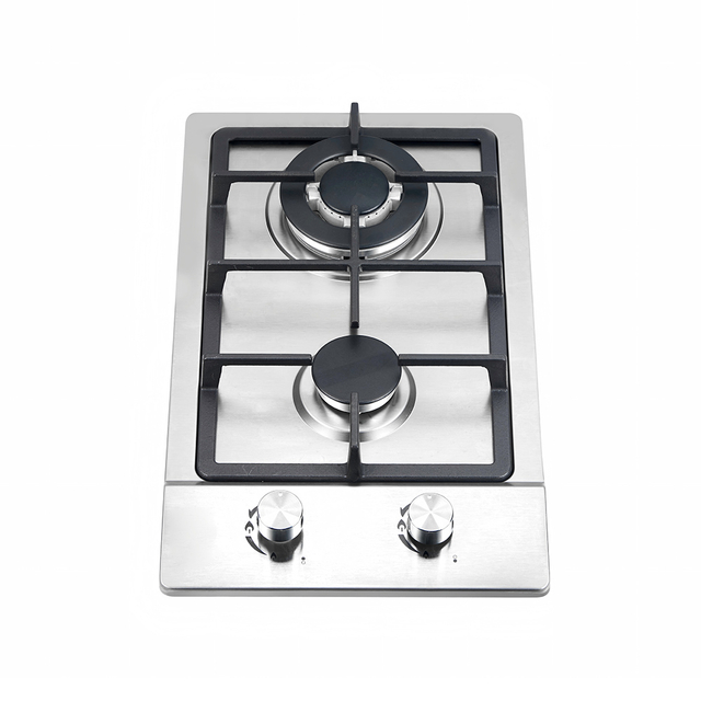 Built in Gas Hob 2 Two Burner Stainless Steel Gas Cooker Gas Cooker