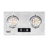 Timer Function Precise Smart Stainless Steel Gas Cooker 2 Burner 