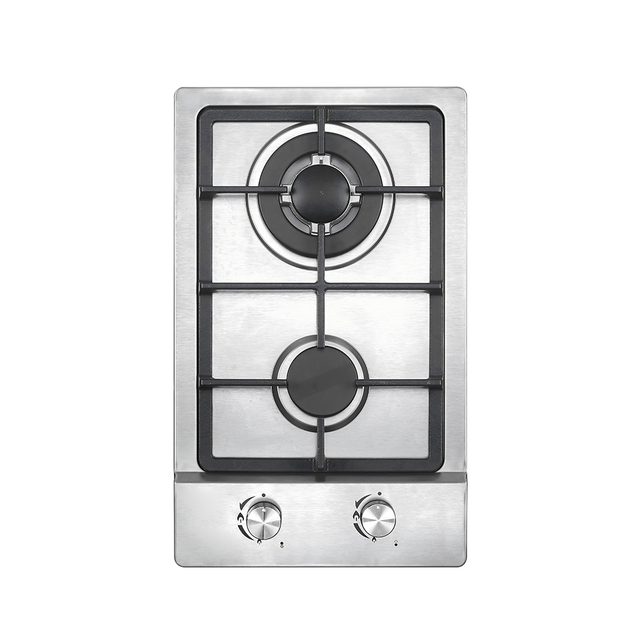 Built in Gas Hob 2 Two Burner Stainless Steel Gas Cooker Gas Cooker