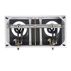 Kitchen Appliance 2 Burners Gas Stove Gas Cooker Gray Table Top Cooktops