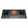 Touch Screen 4.2kW Gas And Electric Foldable Burner Gas Stove