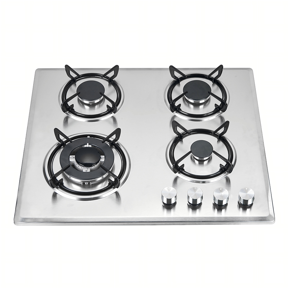 OEM/ODM 4 Burner Kitchen Gas Stove Stainless Steel Panel Gas Hob