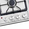 3.2kw Electric And Gas Hybrid Stove Built-in Stainless Steel 4 Burners Gas Hob