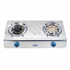 Energy-Saving Stainless Steel Panel 2-Burner Tabletop Gas Cooker