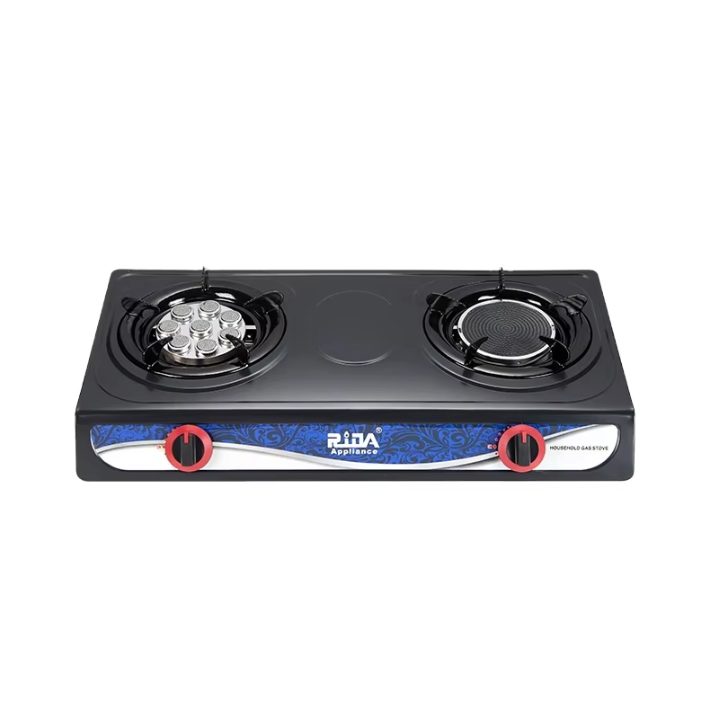 Household Use Cold Roll Panel Surface 2 Burner Table Top Gas Stove