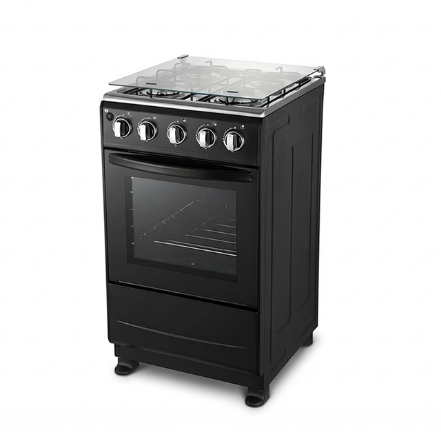 20-Inch Free Standing Gas Range Manual Ignition 55L Gas Stove with Oven