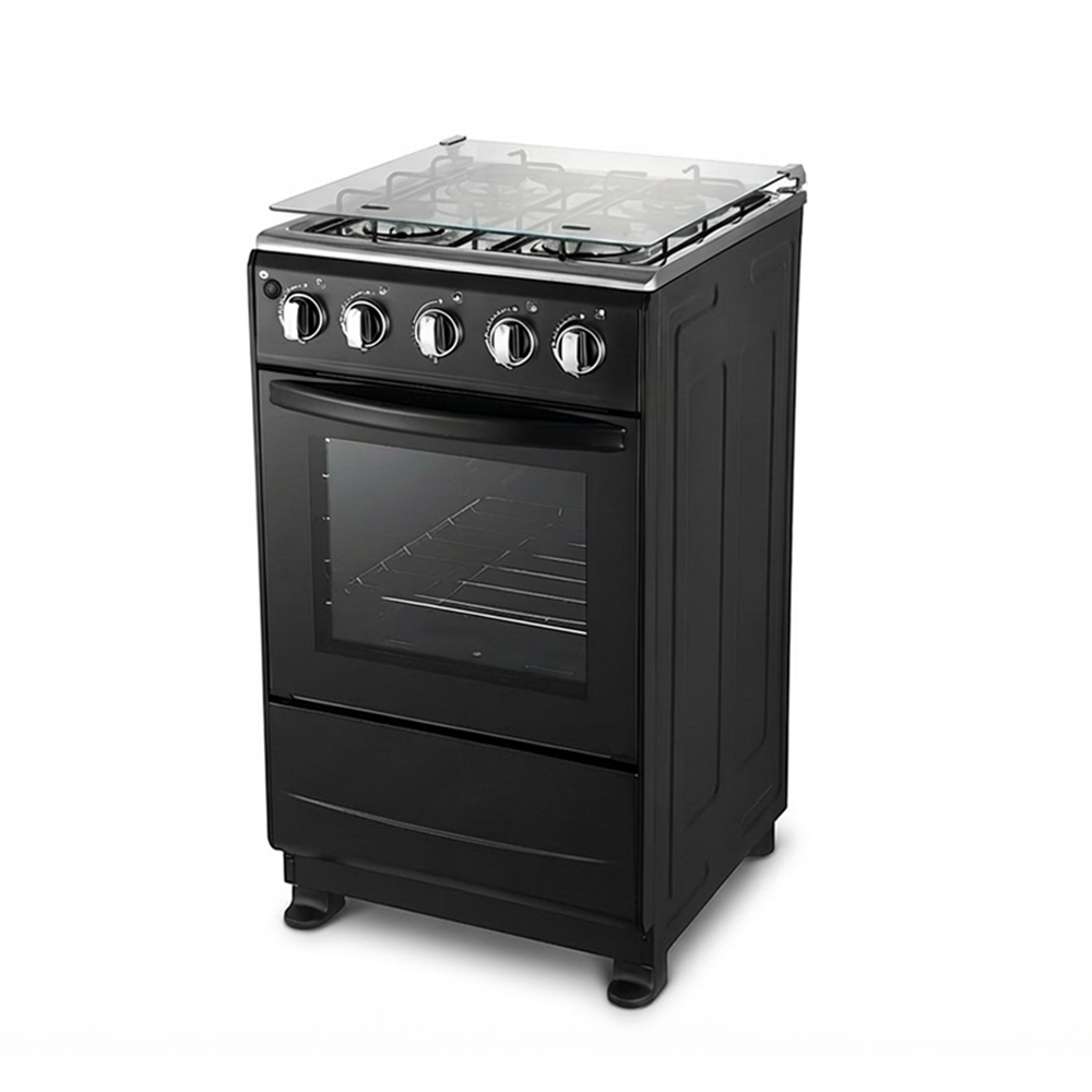 20-Inch Free Standing Gas Range Manual Ignition 55L Gas Stove with Oven