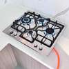 Built in Stainless Steel Gas Stove 4 Sabaf Burner Cooking Gas Hob
