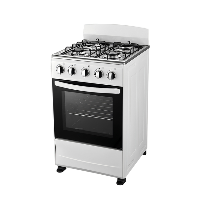  High Efficiency 4 Burner Free Standing Gas Range with Oven & Grill