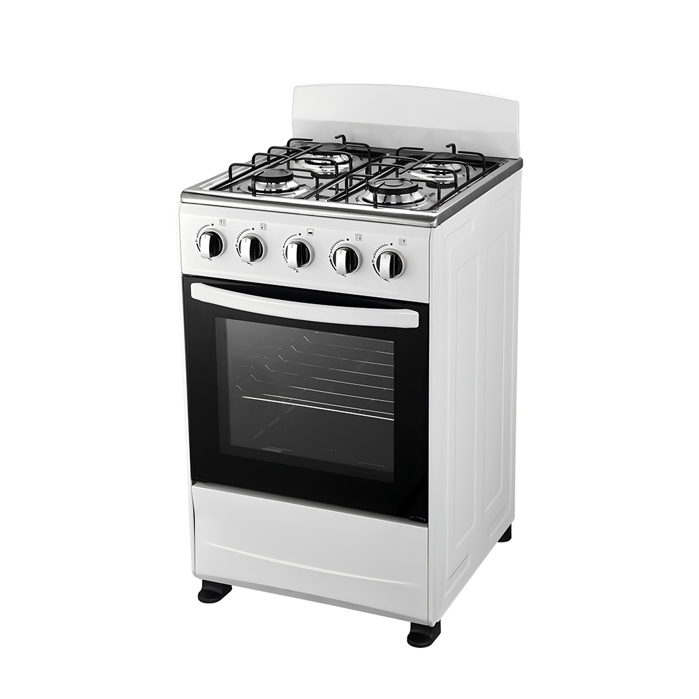  High Efficiency 4 Burner Free Standing Gas Range with Oven & Grill