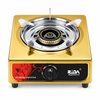 Gold Single Burner Tabletop Gas Stove with Energy Saving Burner