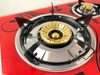 3 Burner Tempered Glass Tabletop Gas Stove with Double Gun Burners
