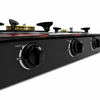 3 Burner Tempered Glass Tabletop Gas Stove for Household Cooking