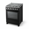 24 Inch Freestanding Gas Cooker with Electric Hotplate and 88L Oven