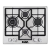 4 Burner Stainless Steel Built-in Gas Hob with Cast Iron Pan Supports