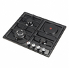 3 Burner Gas + 1 Electric Built-in Hob for Modern Kitchens