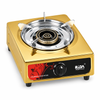Gold Single Burner Tabletop Gas Stove with Energy Saving Burner