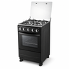 20 Inch 4 Burner Freestanding Gas Cooker with 55L Electric Oven
