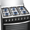 6 Burner Freestanding Gas Cooker with Electric Oven