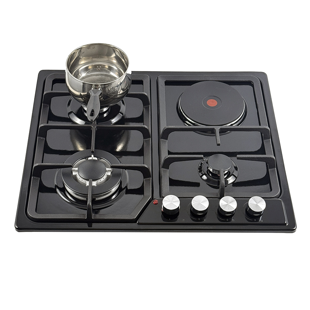 3 Burner Gas + 1 Electric Built-in Hob for Modern Kitchens