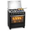 6 Burner Freestanding Gas Cooker with Electric Oven