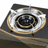 2 Burner Black Tempered Glass Tabletop Gas Stove with High Efficiency Burners