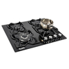 4 Burner Tempered Glass Built-in Gas Hob