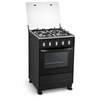 20 Inch 4 Burner Freestanding Gas Cooker with 55L Electric Oven