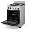 20 Inch 4 Burner Freestanding Gas Cooker with 55L Oven