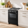 20 Inch 4 Burner Freestanding Gas Cooker with 55L Electric Oven