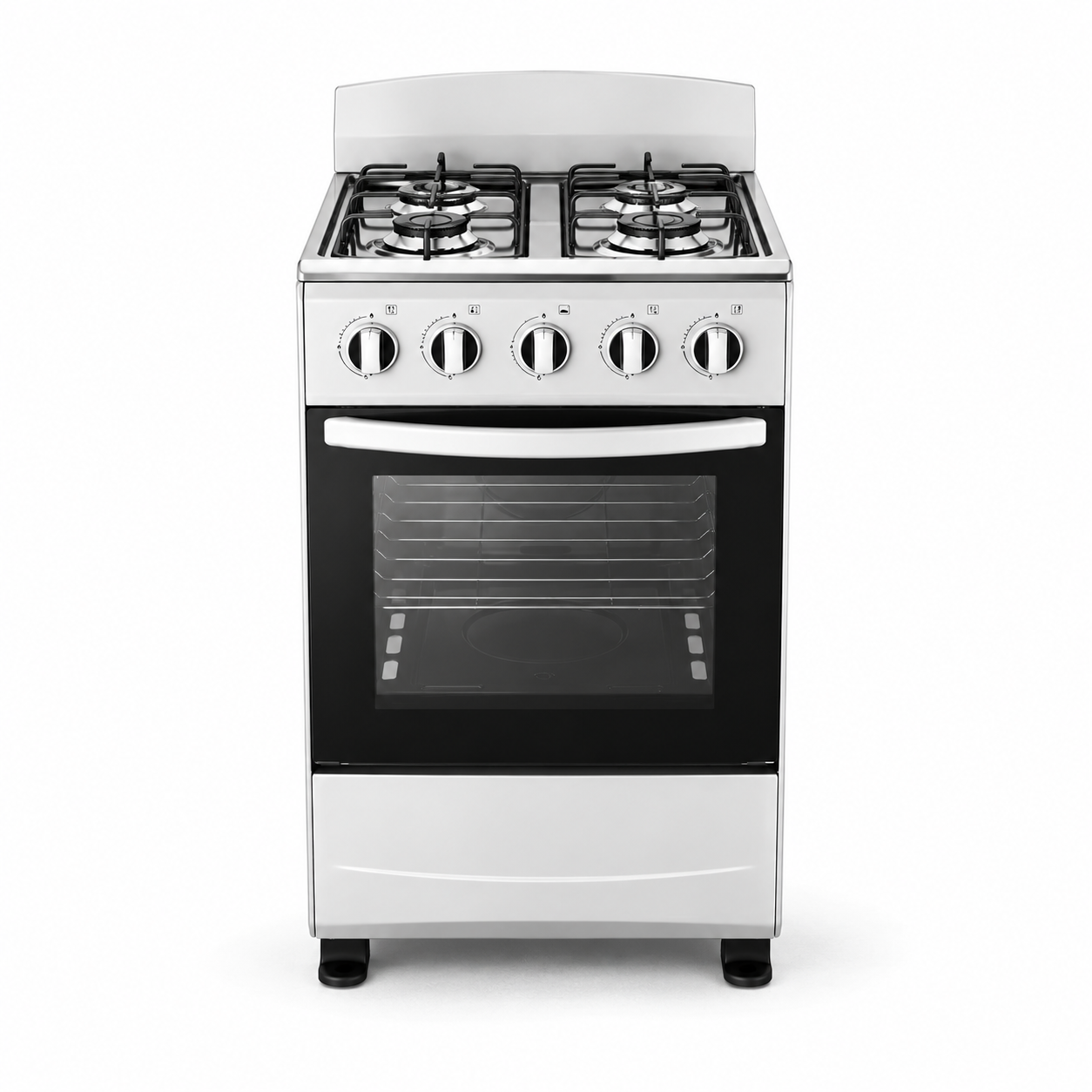 20 Inch Freestanding 4 Burner Gas Stove with Oven