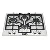 4 Burner Stainless Steel Built-in Gas Hob with Cast Iron Pan Supports