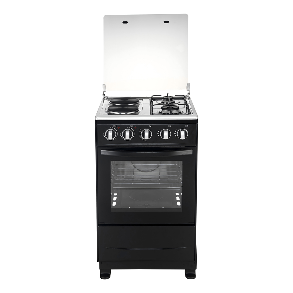 20 Inch Gas & Electric Freestanding Cooker with 55L Oven