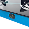 2 Burner Tempered Glass Gas Stove with Infrared Burner