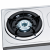2 Burner Stainless Steel Tabletop Gas Stove for Household Cooking