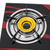 3 Burner Tempered Glass Tabletop Gas Stove for Household Cooking