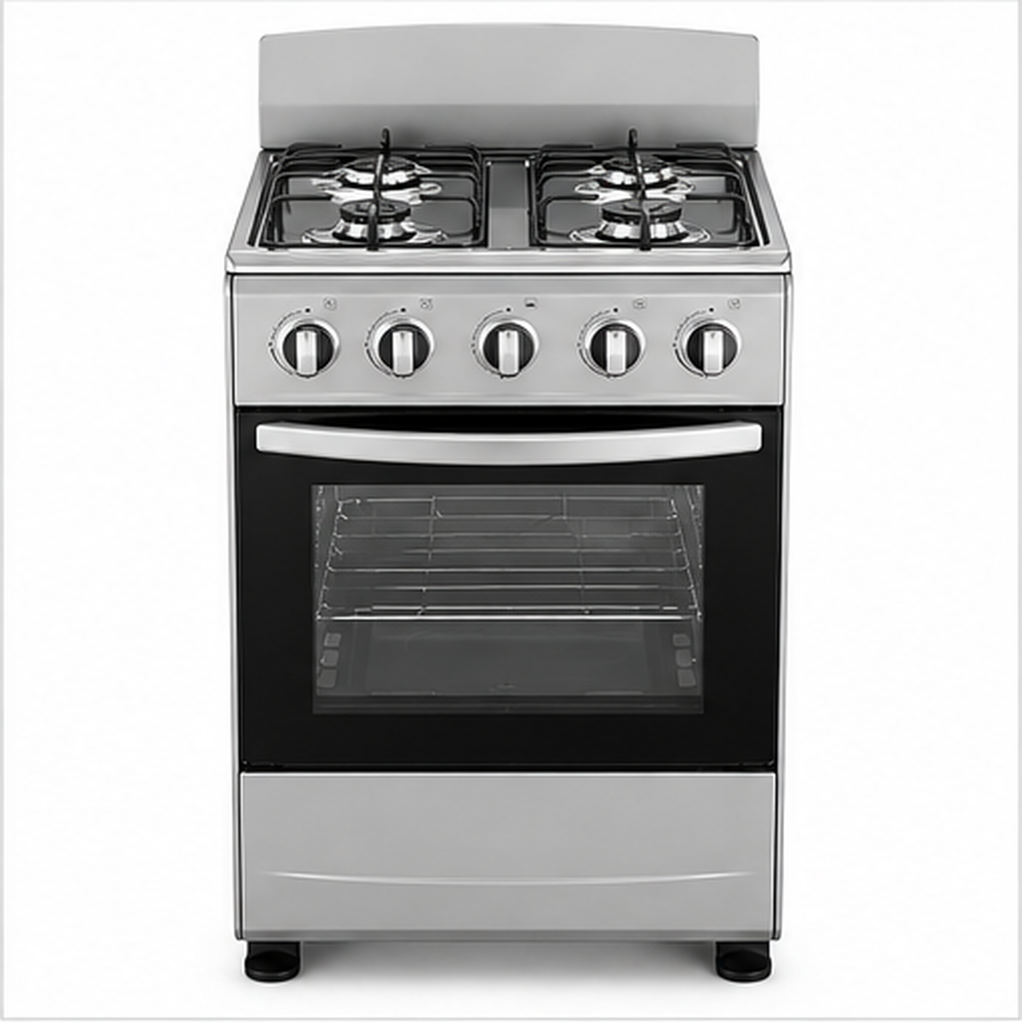 20 Inch 4 Burner Freestanding Gas Cooker with 55L Oven