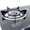 2 Burner Tempered Glass Gas Stove with Infrared Burner