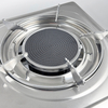 2 Burner Stainless Steel Gas Stove with Infrared Burner and Storage Stand