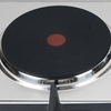 3 Burner Gas and Electric Ceramic Built-in Hob with Stainless Steel Panel
